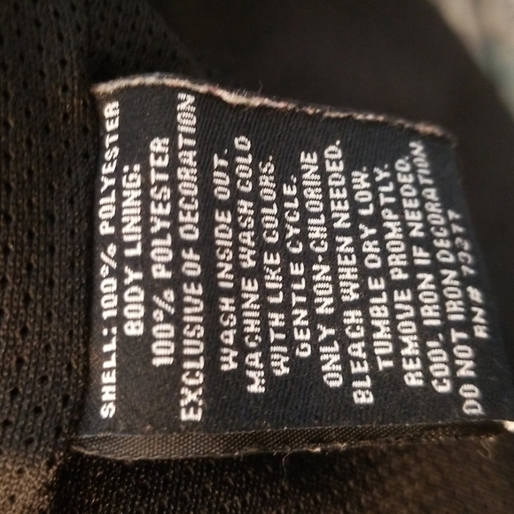 𝅺fila track jacket gray black womens size S ruched zip up front thumb holes - Picture 8 of 12